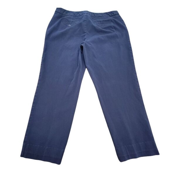 Unlisted a Kennet Cole Production Blue Casual Trouser |Size 16 | Cotton - Picture 2 of 6